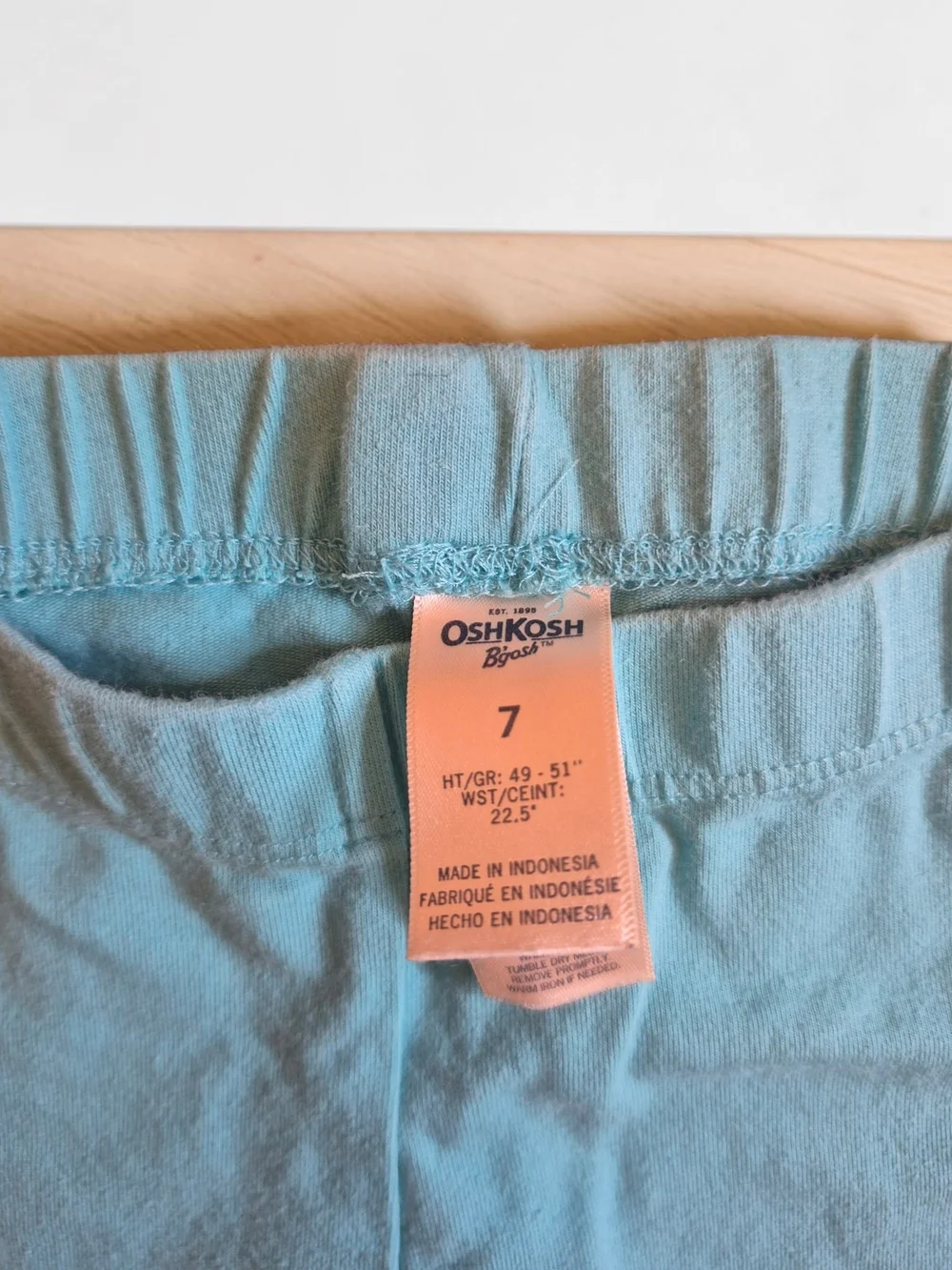 OshKosh B'gosh Aqua Girls' Stretch Leggings